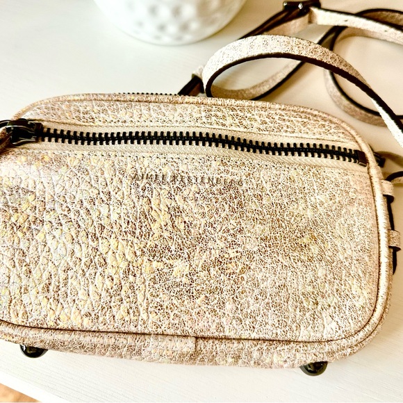 Aimee Kestenberg pink silver white iridescent crossbody purse with wallet - Picture 9 of 9